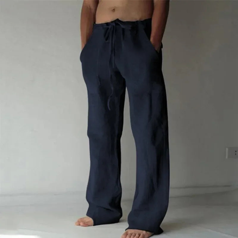 Calça Masculina de Praia em Linho