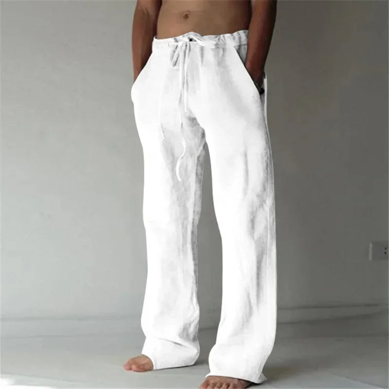 Calça Masculina de Praia em Linho