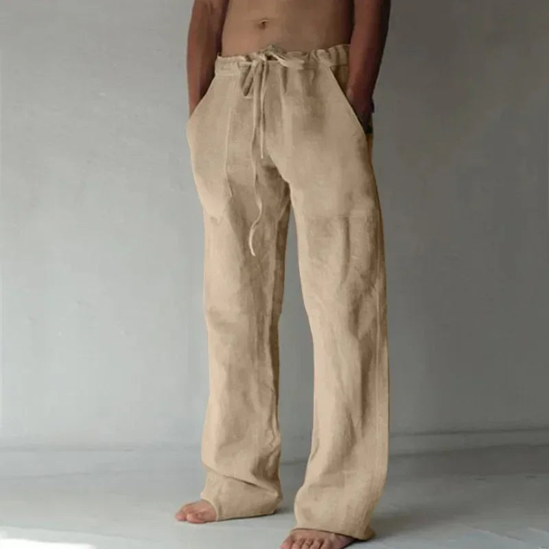 Calça Masculina de Praia em Linho
