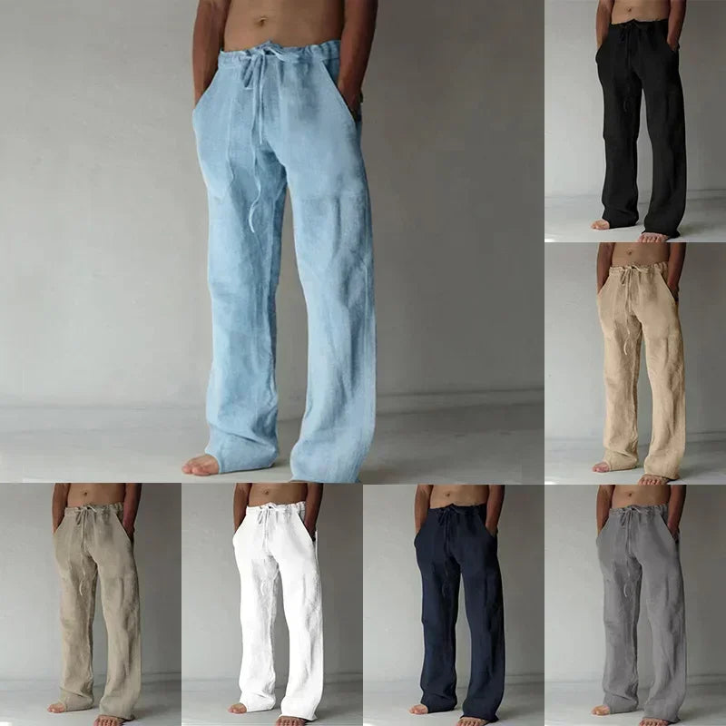Calça Masculina de Praia em Linho