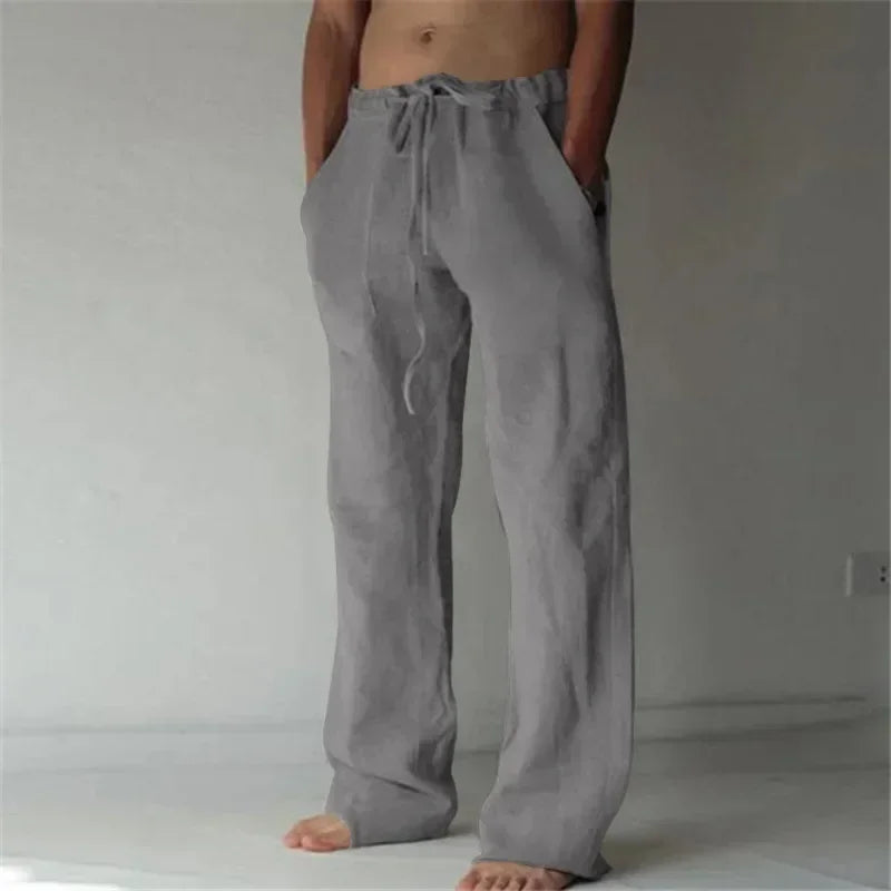 Calça Masculina de Praia em Linho