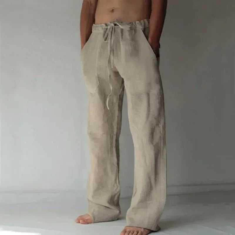 Calça Masculina de Praia em Linho