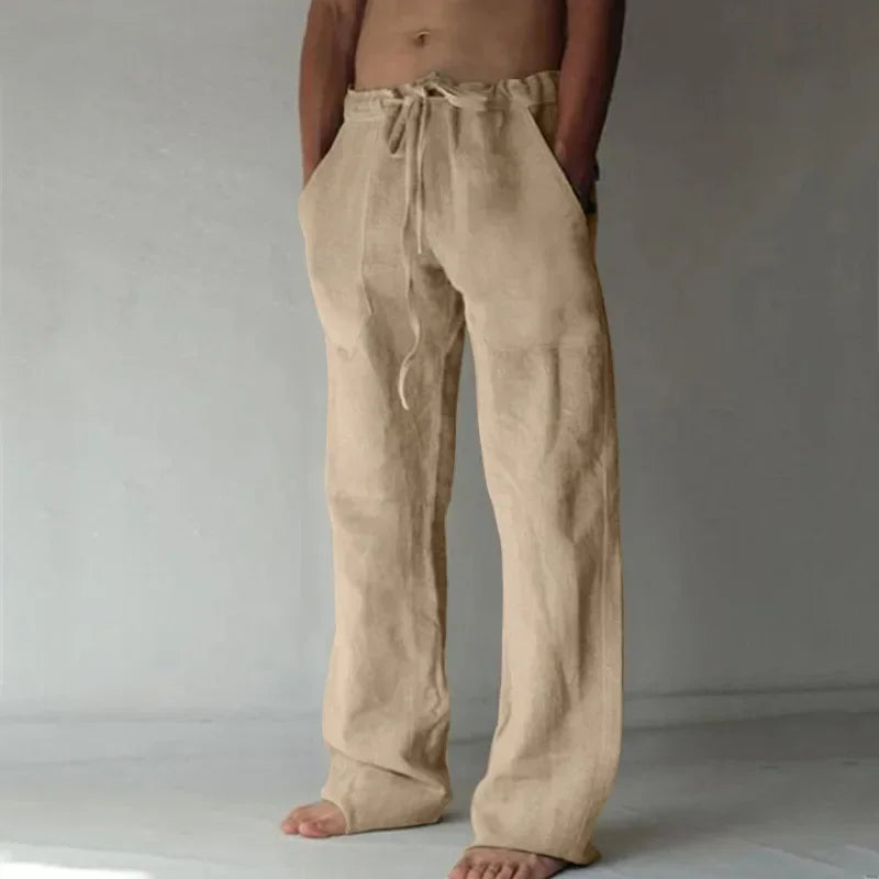 Calça Masculina de Praia em Linho