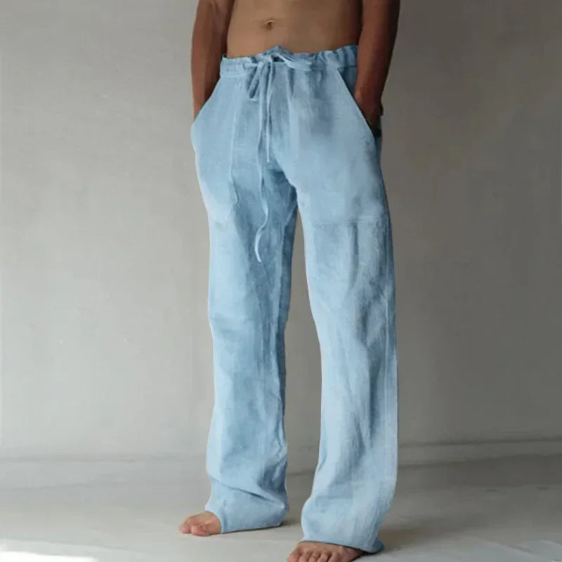 Calça Masculina de Praia em Linho